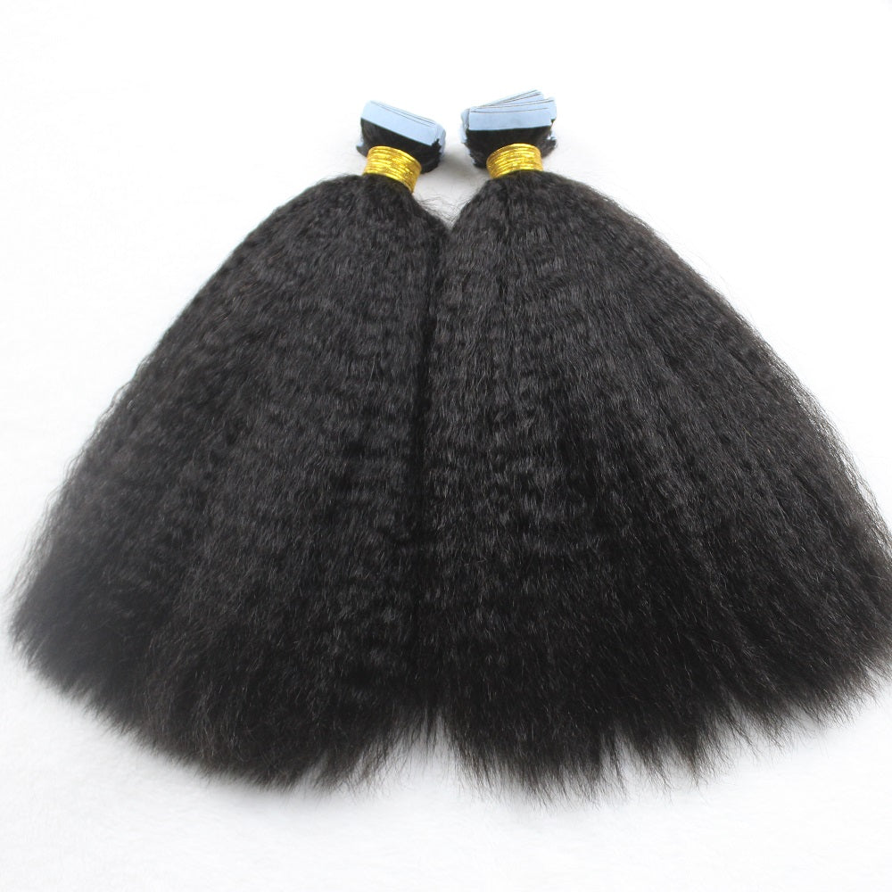 Kinky Straight Tape-in Extensions