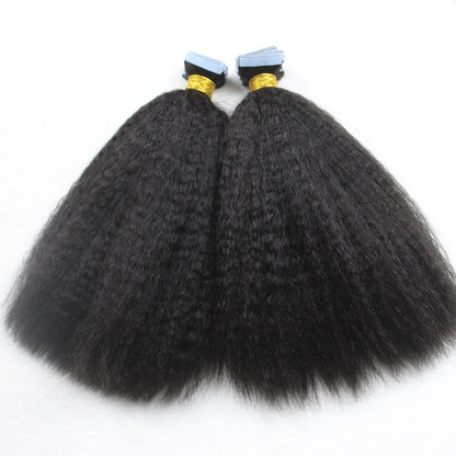 Kinky Straight Tape-in Extensions