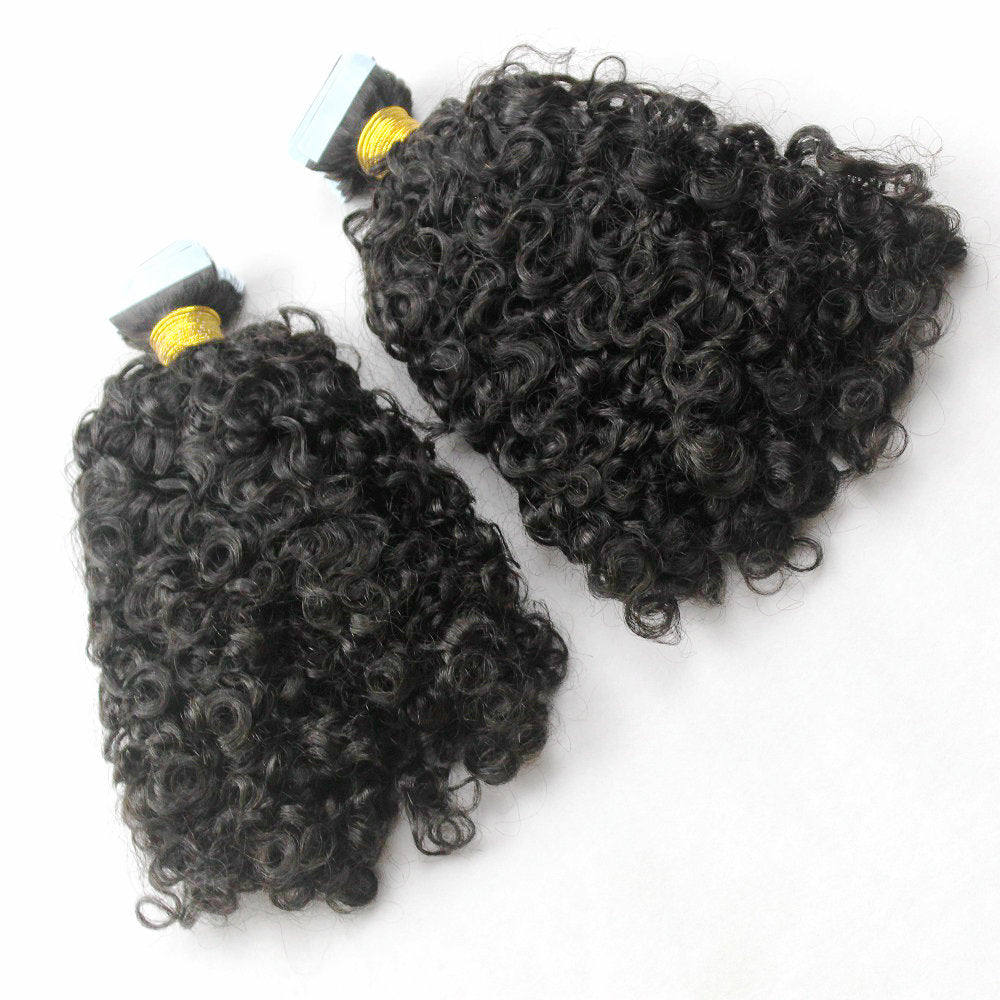 Burmese Curly Tape-in Extensions