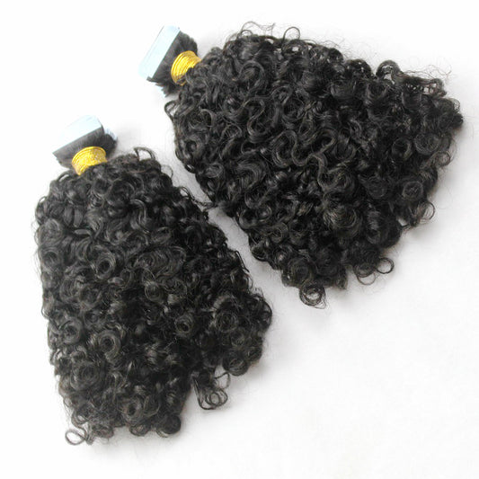 Burmese Curly Tape-in Extensions